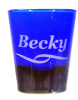 Shot Glass Personalized with One Name line design 1